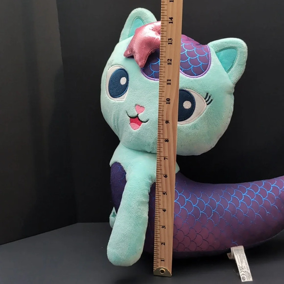 Gabby's Dollhouse DreamWorks Plush Jumbo Metallic Mercat . - Picture 7 of 8
